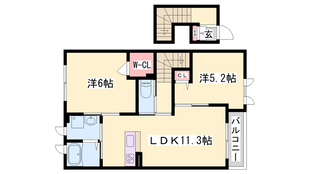 滝野駅 徒歩23分 2階の物件間取画像